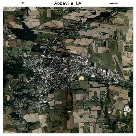 Aerial Photography Map of Abbeville, LA Louisiana