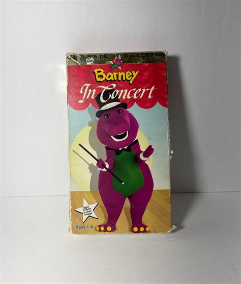 Classic Collection Barney in Concert VHS | Etsy