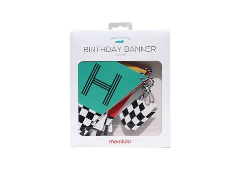 Vintage Race Car- Birthday Banner | Happy Birthday | Banner | Sign | Birthday Decoration | Race ...