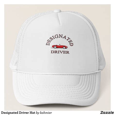 Designated Driver Hat | Zazzle | White elephant gifts funny, Elephant ...