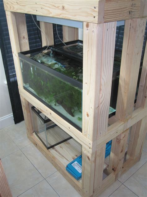 DIY - Build an Aquarium Rack | Aquarium, Fish tank cabinets, Fish tank stand