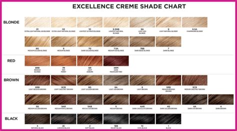 L'oreal Preference Permanent Hair Color Chart – Warehouse of Ideas