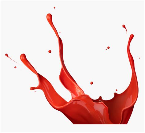 Red Paint Splatter - Red Paint Splash Png, Transparent Png - kindpng