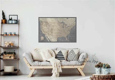 Pin Adventure Map - Handmade Travel Maps with Premium Quality