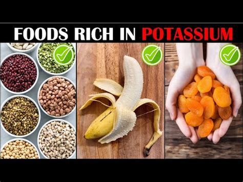 Foods Rich In Potassium |Six Potassium Rich Foods |Richest Sources Of Potassium - YouTube