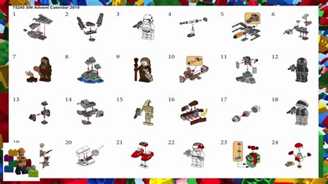 Are There Instructions For The Lego Star Wars Advent Calendar