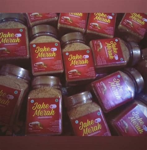 Jual Jahe Merah Serbuk original dengan kayu secang dan propolis KEMASAN ...