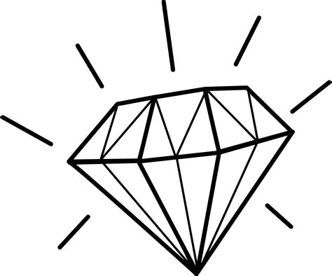 imagenes para colorear de diamante - Clip Art Library