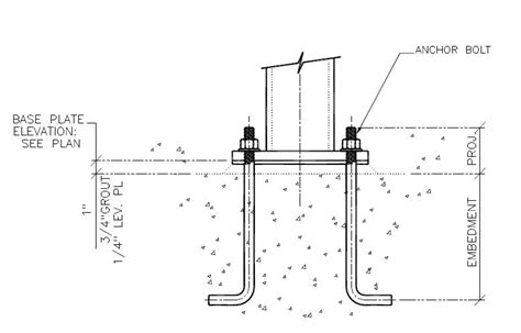 Detail Column Base Plate