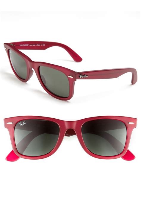 Ray Ban Wayfarer 54mm Red | Southern Wisconsin Bluegrass Music Association