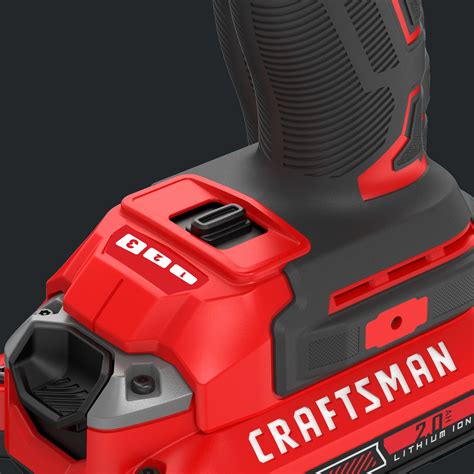 CRAFTSMAN V20 20-Volt Max Variable Speed Brushless Cordless Impact Driver (2-Batteries) Lowes ...