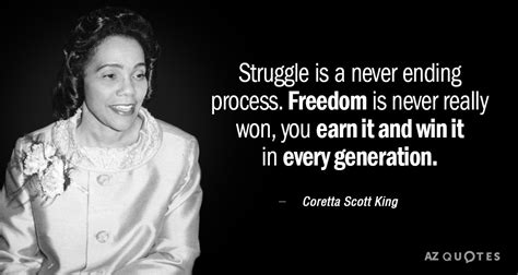 TOP 25 QUOTES BY CORETTA SCOTT KING (of 64) | A-Z Quotes