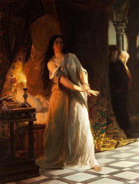 Charles Soubre: Lady Macbeth, 1877 | Lady macbeth, Macbeth, Pre raphaelite art