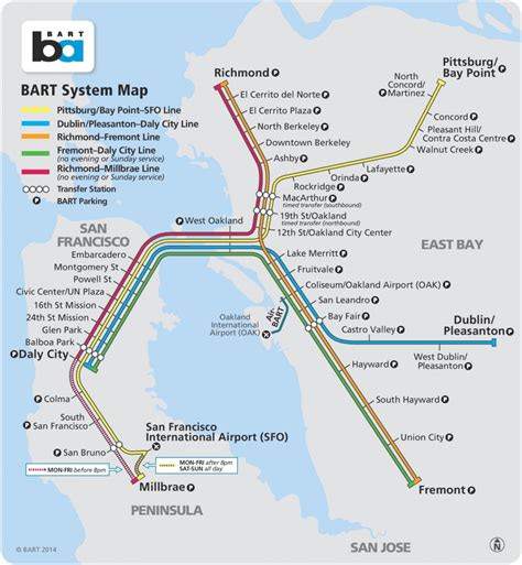 Printable Bart Map - Printable Maps