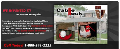 Cable Lock Foundation Repair, Home Shoring and Lifting, New Orleans, Baton Rouge, Lafayette