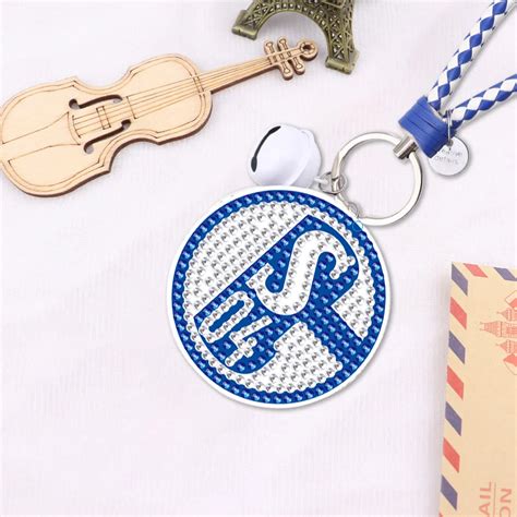 Schalke 04 Football Club Badge Diamond Painting DIY Keychain