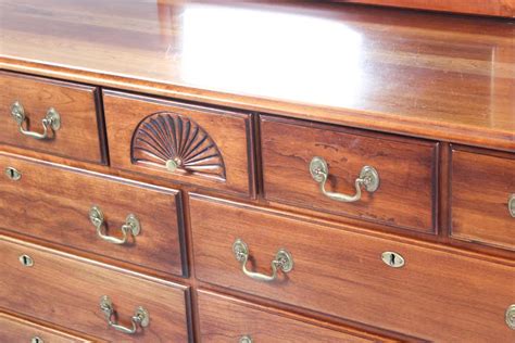 Centennial Cherry Wood Dresser with Mirror | EBTH