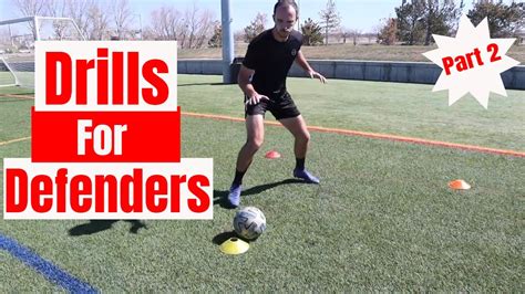 Soccer Drills for Defenders - 3 Individual & 3 Partner Defending Drills - Become a Better ...