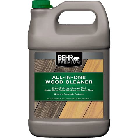 BEHR Premium 1-gal. All-In-One Wood Cleaner-06301N - The Home Depot