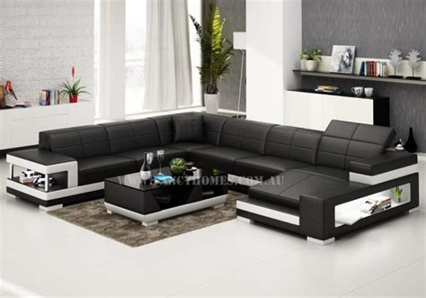 Buy Prima Contemporary Modular Leather Sofa | Fancy Homes