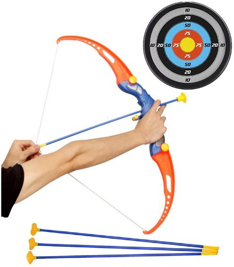 Amitasha Bow & Arrow Archery Toy Outdoor Target Game For Kids-3 Teer 1 ...