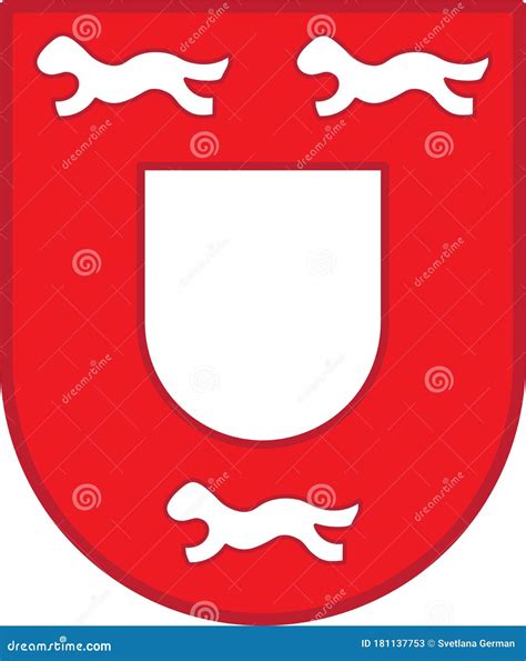 Coat of Arms of Wesel in North Rhine-Westphalia, Germany Stock Vector ...