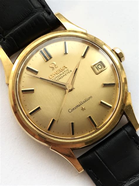 Great Omega Constellation Solid Gold Automatic de Lux | Vintage Portfolio