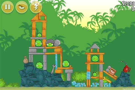 Angry Birds Bad Piggies Level 21-10 Walkthrough | AngryBirdsNest