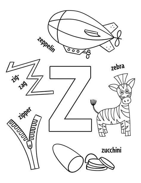 FREE Letter Z Worksheets for Preschool! ⋆ The Hollydog Blog