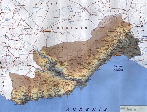 Mersin Map - Turkey