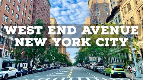 ⁴ᴷ⁶⁰ Walking West End Avenue New York City | Upper West Side - YouTube