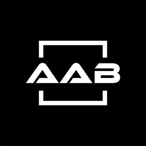 AAB letter logo design, Initial letter AAB logo design vector, AAB logo ...