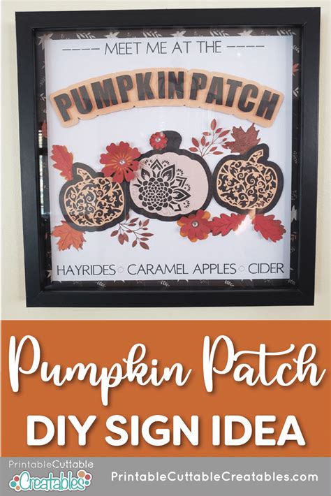 DIY Pumpkin Patch Sign