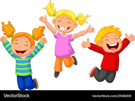 Happy kid cartoon Royalty Free Vector Image - VectorStock