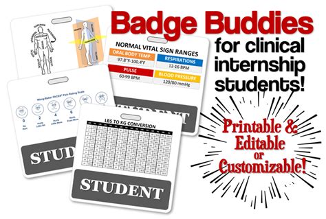 Badge Buddies- Great for Clinical Internship Students - Amped Up Learning