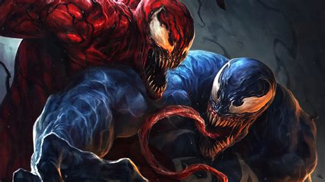 Carnage vs Venom Marvel 4K #610h Wallpaper PC Desktop