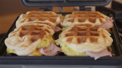 4-Ingredient Breakfast Stuffed Waffles recipe | Recipe Cart