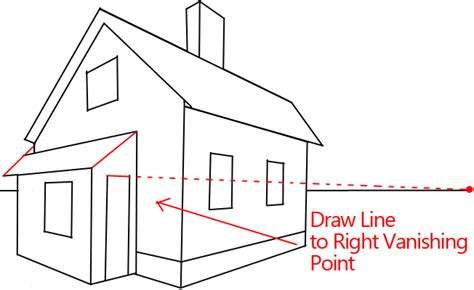 How to Draw a House with Easy 2 Point Perspective Techniques – How to ...