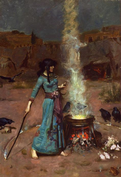 The magic circle by John William Waterhouse,1886 | William waterhouse ...