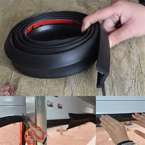 5m Garage Door Bottom Weather Stripping Rubber Seal Strip Replacement ...