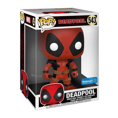 Funko POP! Marvel: Deadpool - 10" Deadpool w/Swords (Red) - Walmart Exclusive - Walmart.com ...