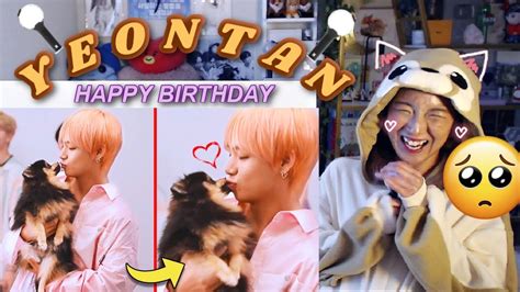 BTS with YEONTAN (Don't fall in love with YEONTAN Challenge) REACTION | HAPPY BIRTHDAY YEONTAN ...