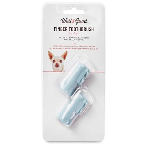 Well & Good Finger Dog Toothbrushes | Petco