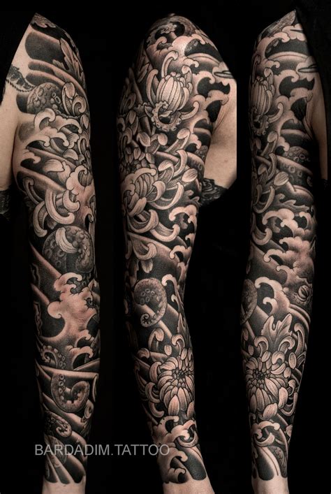 Traditional Japanese Tattoo Black And Grey | Trends Tattoos 2021