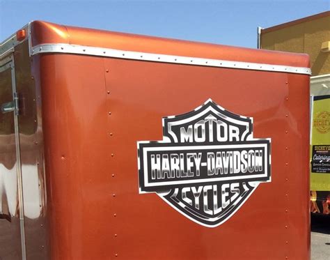 Harley Davidson Trailer Decals - Harley Davidson