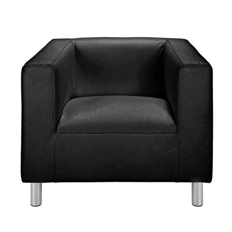 Black Moda Faux Leather Armchair for Hire - Event Furniture Hire | Exhibition Furniture Hire