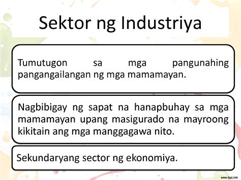 SOLUTION: Sektor ng industriya - Studypool