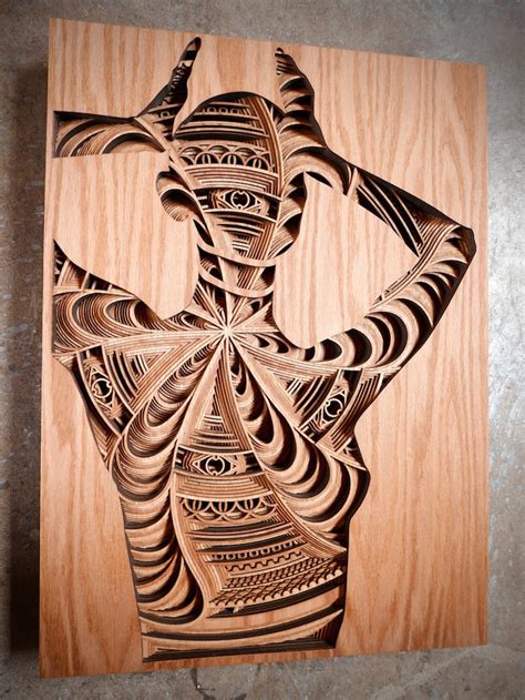 Mesmerizing Laser-Cut Wood Wall Art Feature Layers of Intricate Patterns