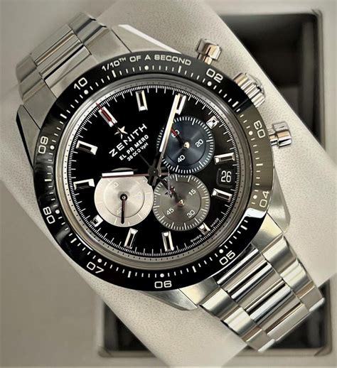 Zenith Chronomaster Sport Black Dial Ceramic Bezel 41mm... for $8,999 ...