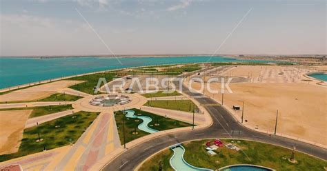 Aerial view of Yanbu city beaches, tourism in Yanbu, Beauty of Yanbu ...